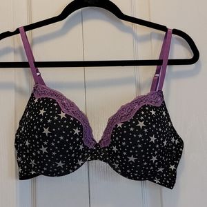 3/$20 Starry print bra